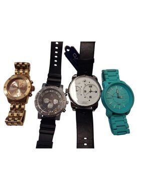 Set Of 4 Mens Watches - Marc Ecko Ice Star Omax Strada - Mixed Styles 1376